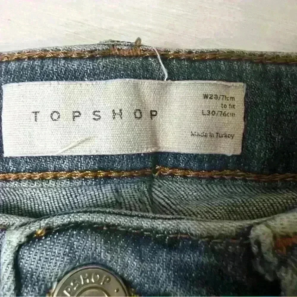 Topshop denim flare rugged jeans - Picture 6 of 9
